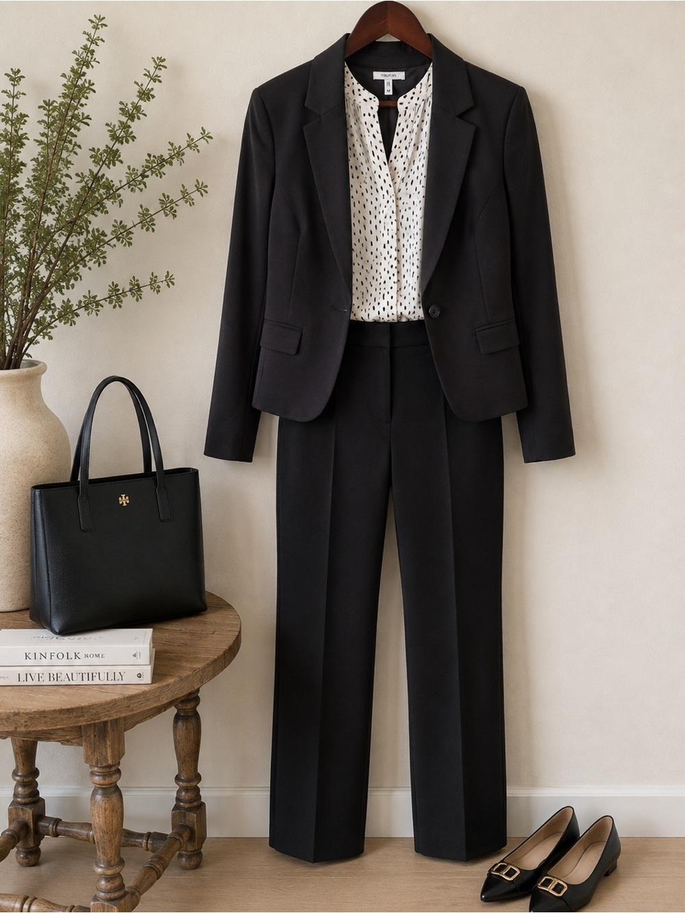 Maurices Black Open Front Career Blazer Jacket Medium |